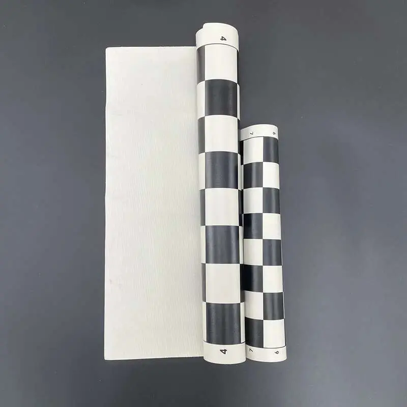 Chess black and white checkerboard 34/50cm Portable rollable soft PU game accessories Standard