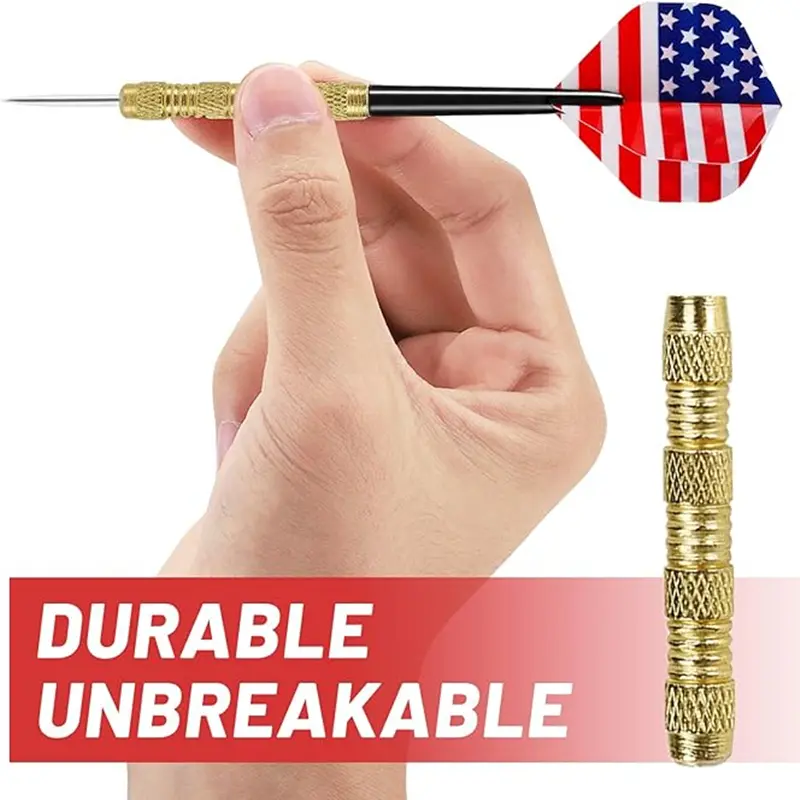 18 pcs darts different national tail durable metal darts needle plastic rods suitable for training and competitive competitions