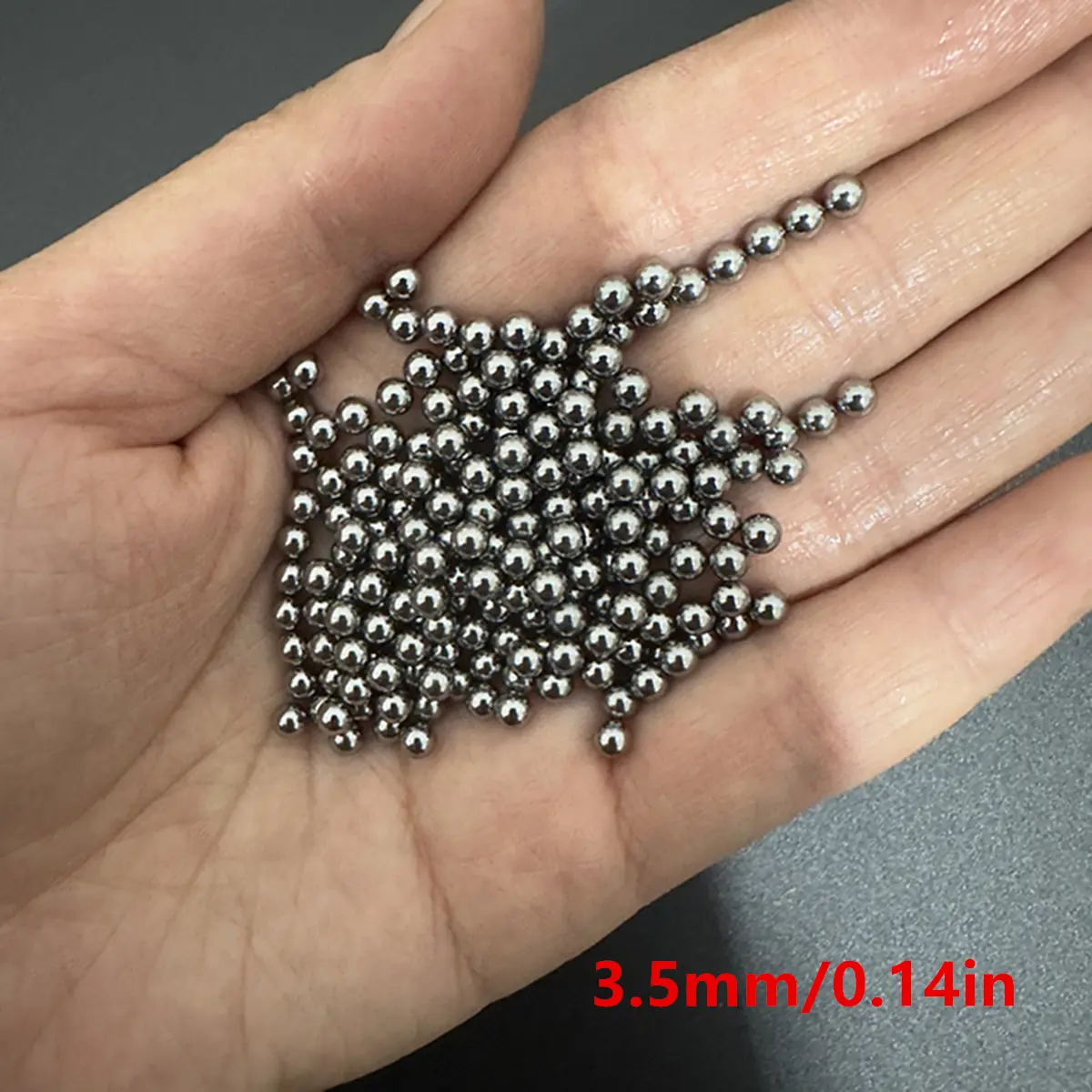 Small Size Steel Balls 10000pcs1 Pack 3mm/0.12in And 3.5mm/0.14in High Carbon Steel Industrial Material Precision Bright Surface
