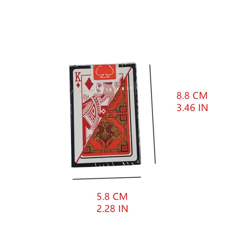 New Plastic Playing Cards 5.8CMX8.8CM Waterproof Folding Repair Gram PVC Entertainment Washable Adult Soha Bridge