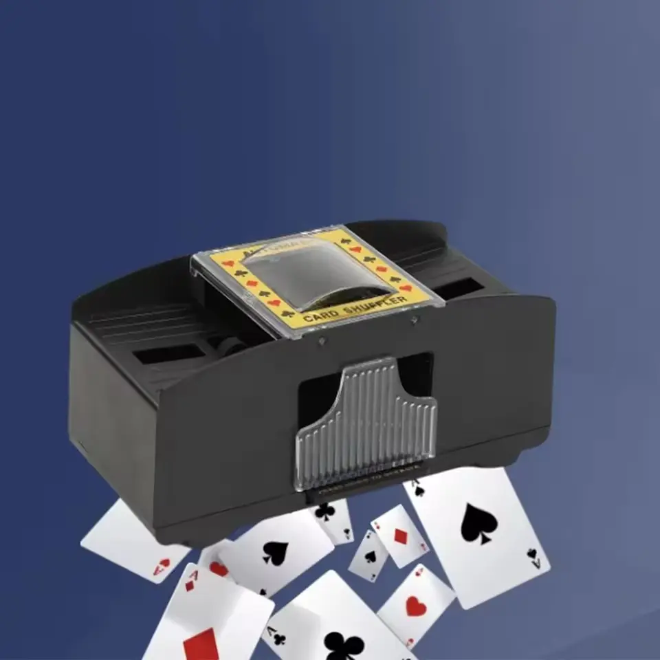 Automatic Playing Cards Shuffler Mixer Games Poker Sorter Machine Dispenser for Travel Home Festivals Xmas Party Battery