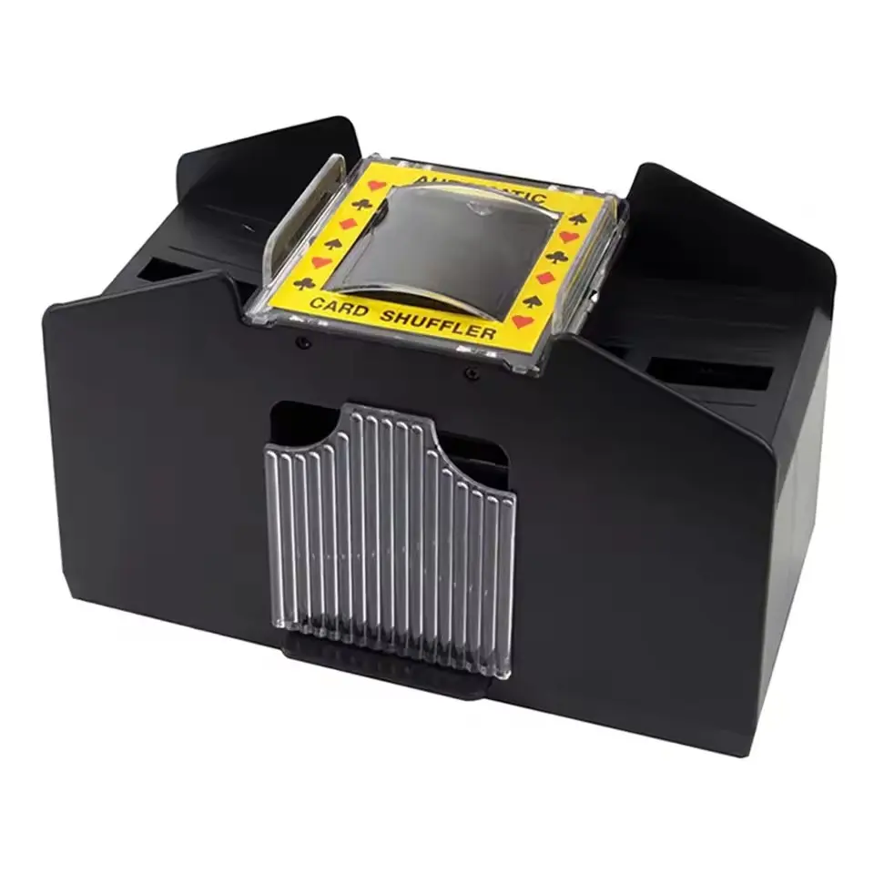 Automatic Playing Cards Shuffler Mixer Games Poker Sorter Machine Dispenser for Travel Home Festivals Xmas Party Battery