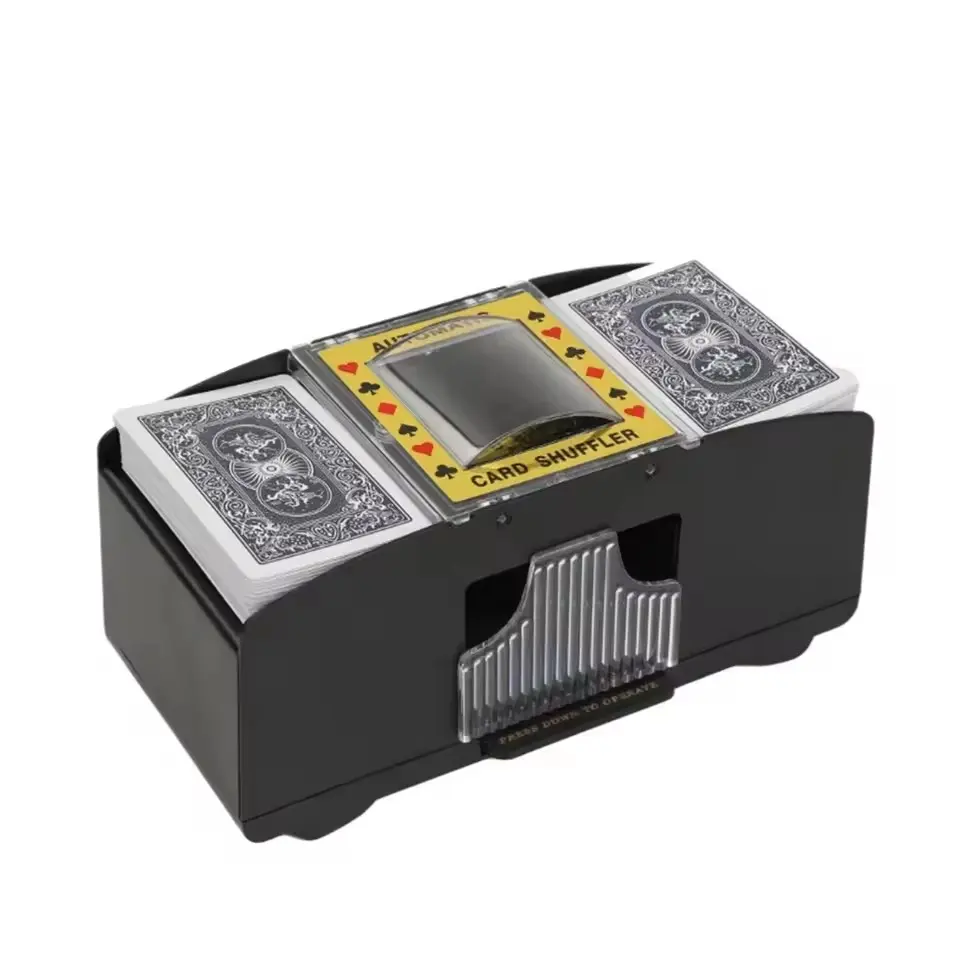 Automatic Playing Cards Shuffler Mixer Games Poker Sorter Machine Dispenser for Travel Home Festivals Xmas Party Battery
