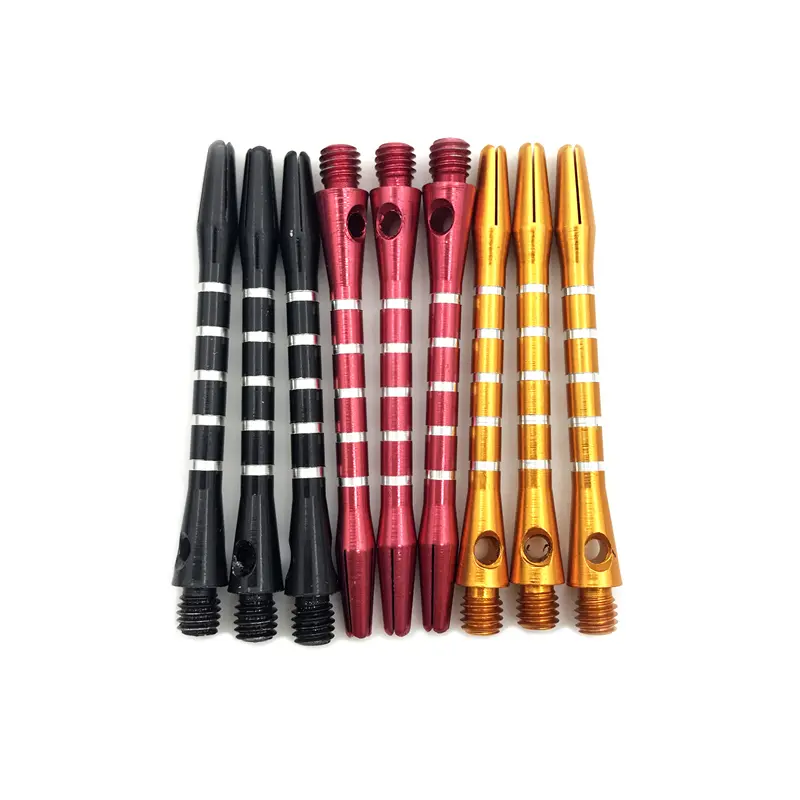 3pcs/set 53mm/2.08in High-grade Metal Darts Aluminum Rod Metal Rod Color Engraving Line Set 6 Colors Entertainment Accessories