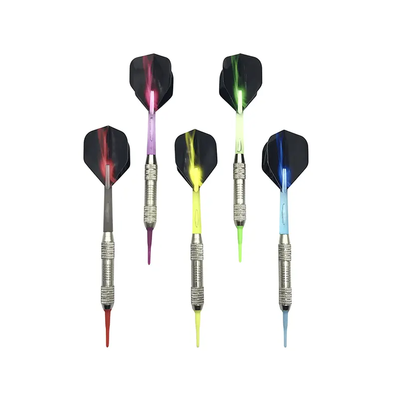 Yernea High-quality Electronics Darts 5Pcs/set Soft Tip Dart Sports Goods Assembly Darts Nylon Shafts Plastic Aurora Flights