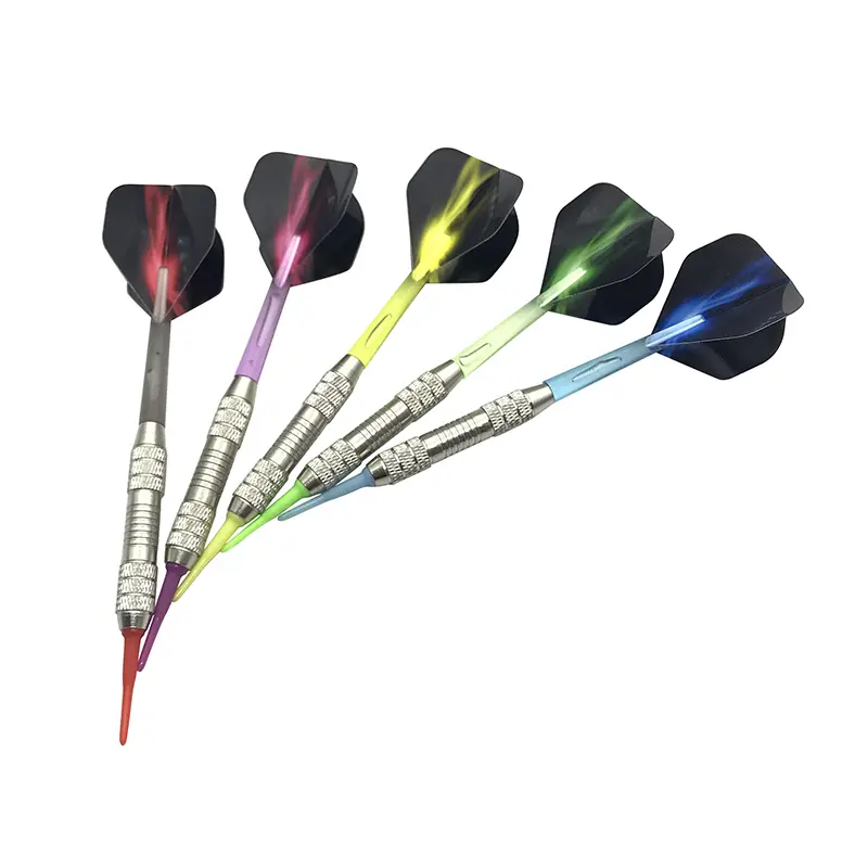 Yernea High-quality Electronics Darts 5Pcs/set Soft Tip Dart Sports Goods Assembly Darts Nylon Shafts Plastic Aurora Flights