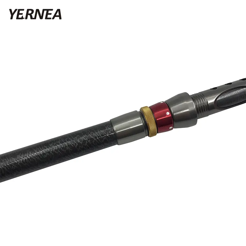 Yernea Carbon Portable Fiber Telescopic Fishing Rod Spinning Pole Hand Fishing Tackle Sea Ocean Rod 1.8M 2.1M 2.4M 2.7M 3.0M 3.6