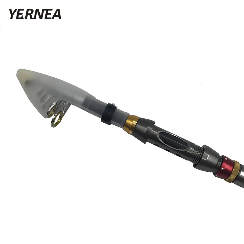 Yernea Carbon Portable Fiber Telescopic Fishing Rod Spinning Pole Hand Fishing Tackle Sea Ocean Rod 1.8M 2.1M 2.4M 2.7M 3.0M 3.6