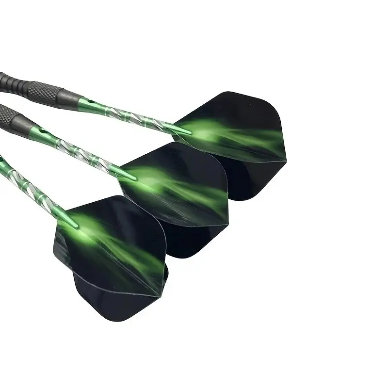 3pcs High-Grade Steel Tip Darts Set with Imitation Tungsten Needles and Printed Flights - Perfect for Accurate Target Throwing