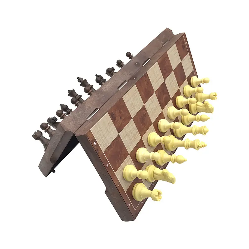 New Chess Magnetic Folding Chessboard Plastic Chess Pieces Magnetic Chess Games Checkerboard 30*30*2cm Entertainment Game