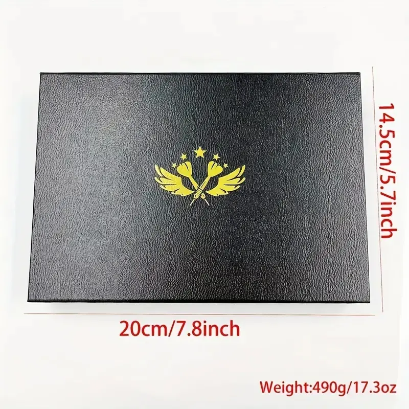 12 professional metal dart anti slip aluminum dart shaft dart steel tip set with anti slip dart shaft sharpener and gift box