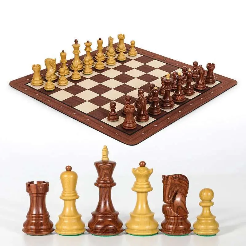 International Chess Set 51cm/20inch Foldable Silicone Chessboard, New Large King Size 9.6cm/3.8inch Heavy Chess Game Set