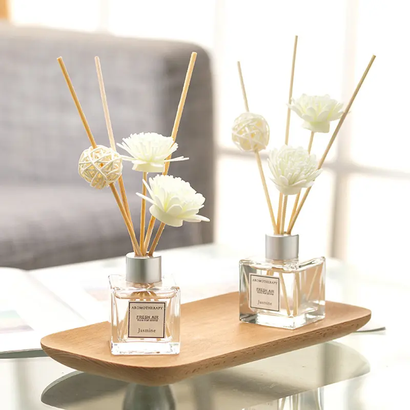 Cherry Blossom Rose Fragrance Fireless Aromatherapy Room Decoration Home Fragrance Diffuser Household Fresh Perfume Long Lasting
