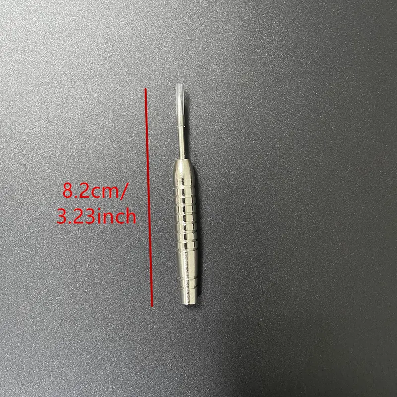 12 silver uniquely shaped dart needles, 20g/0.7oz iron material, electroplated process, dart accessories, steel tips
