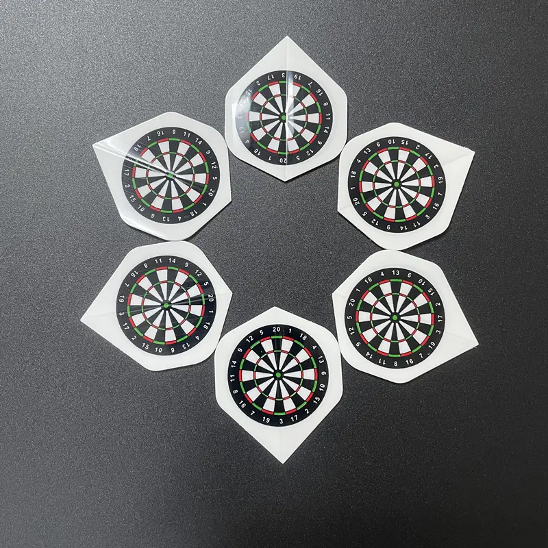 60 pieces/set 6-style dart wings withstand a variety of patterns for professional darts and soft-tip darts accessories