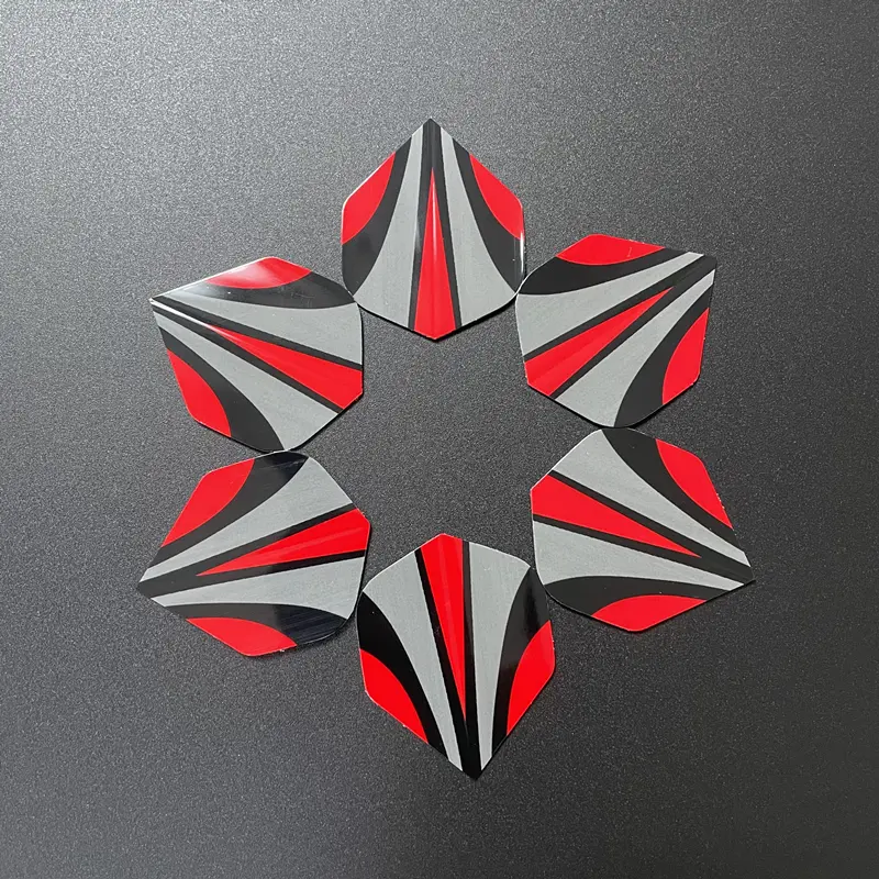 60 pieces/set 6-style dart wings withstand a variety of patterns for professional darts and soft-tip darts accessories