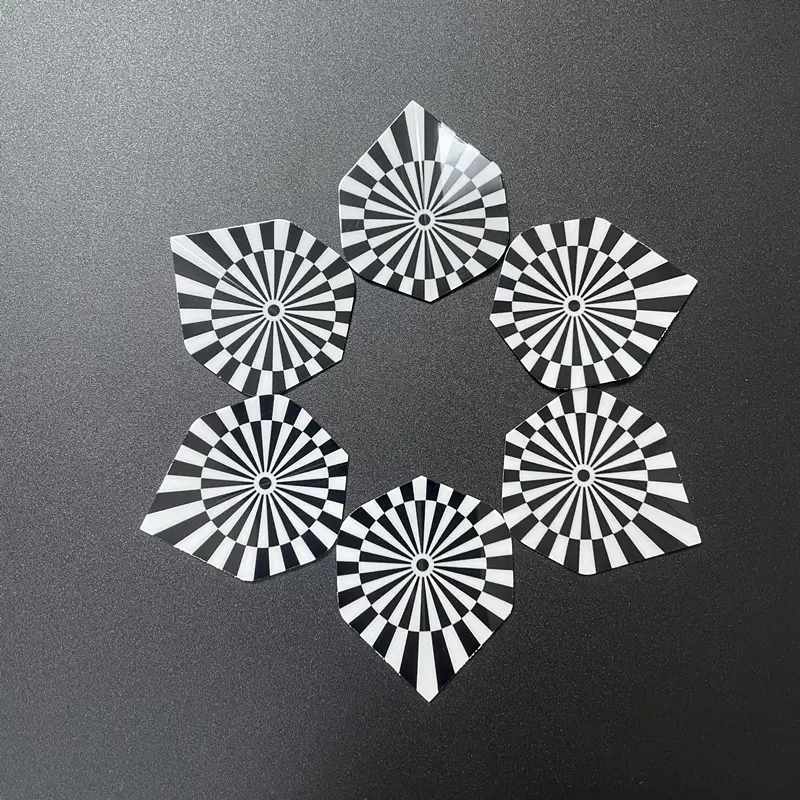 60 pieces/set 6-style dart wings withstand a variety of patterns for professional darts and soft-tip darts accessories
