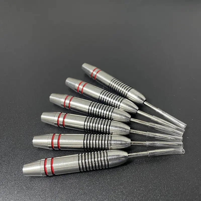 High end 12 dart needles 22g/0.78oz black and red striped stainless steel material entertainment accessories steel tip