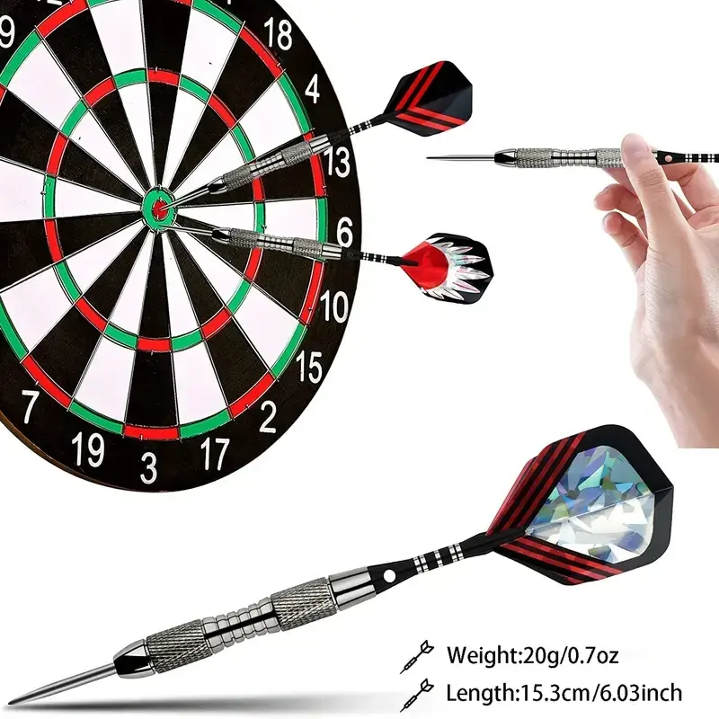 12 sets of 1 professional pin-type darts hard flying competitive throwing game adult training entertainment