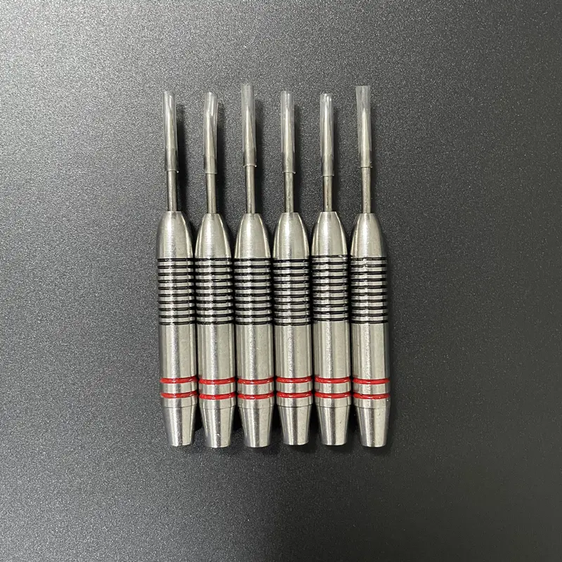 High end 12 dart needles 22g/0.78oz black and red striped stainless steel material entertainment accessories steel tip