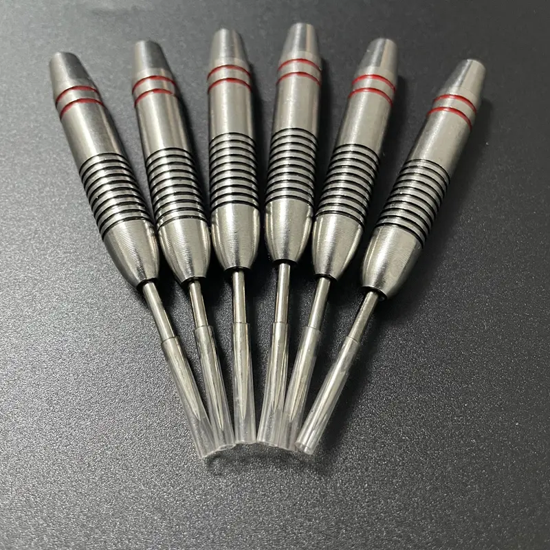 High end 12 dart needles 22g/0.78oz black and red striped stainless steel material entertainment accessories steel tip