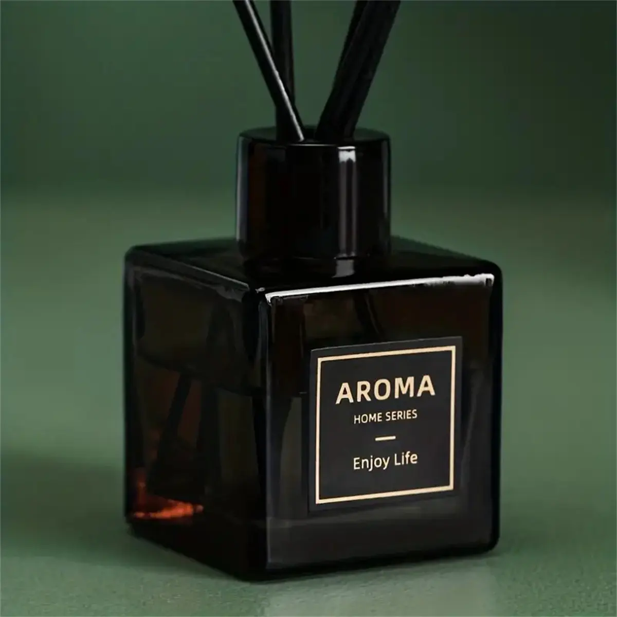 New Grey small square bottle fireless aromatherapy essential oil for a calming bedroom & living room atmosphere