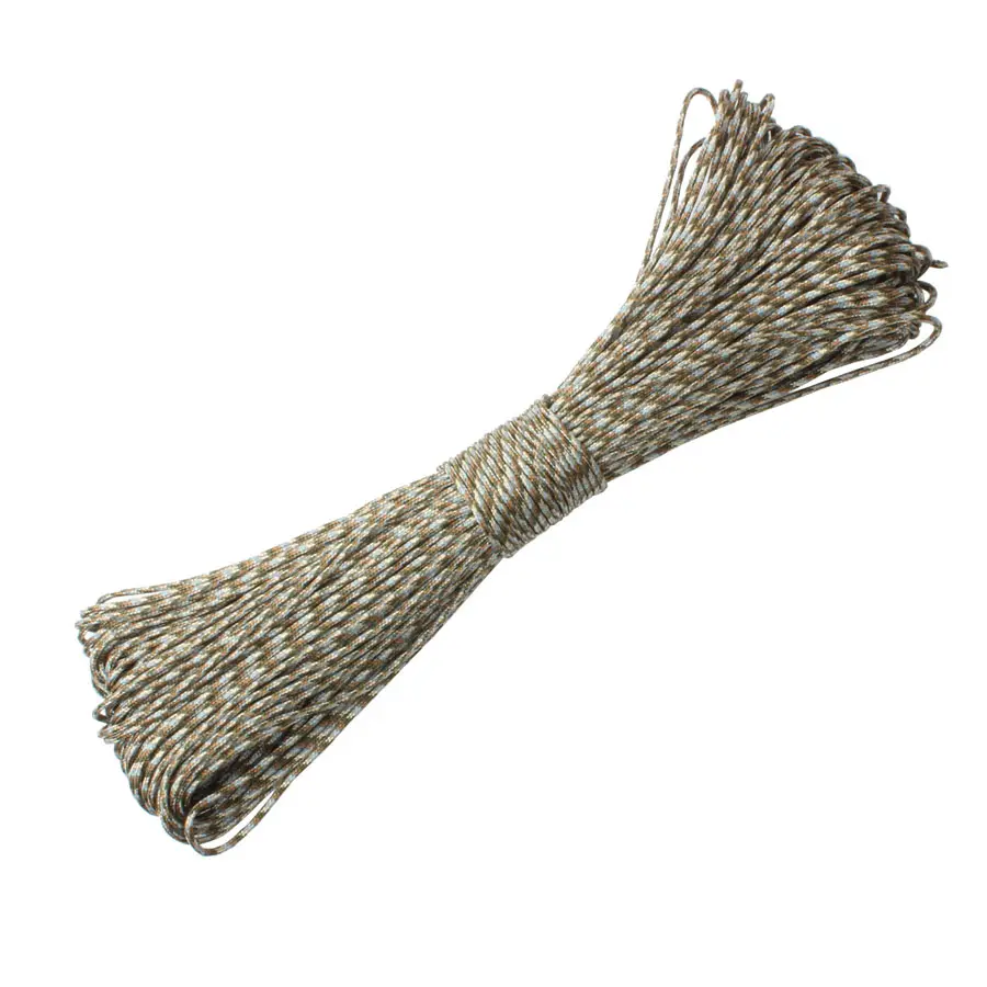 CAMPINGSKY Paracord 2mm Reflective Rope 3 Strand Core Outdoor Camping Cord Parachute Cord Lanyard Tent Multifunction