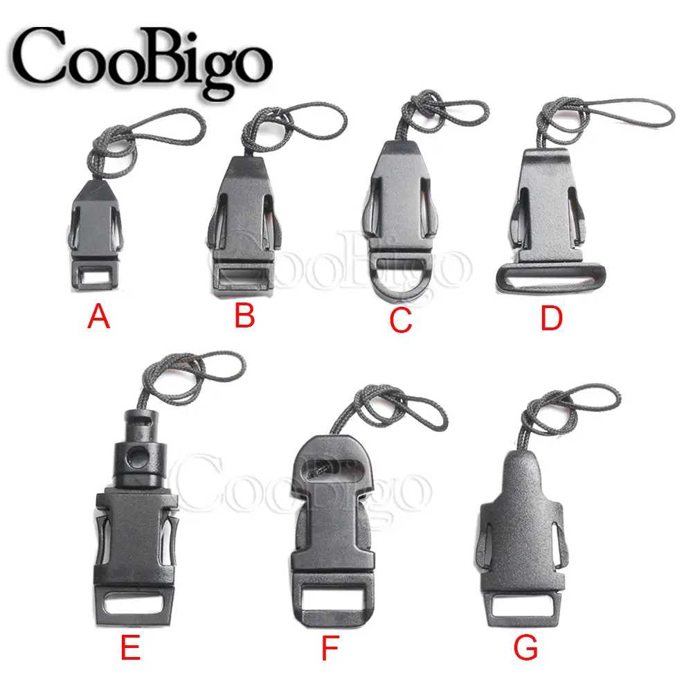 10pcs Detachable Buckle Plastic Black For Bag Worker Tag Cell Phone Lanyard ID Card Holder Accessories 7 Style Pick