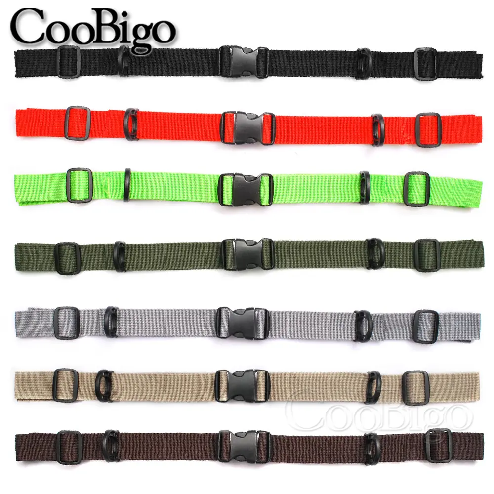 1Pcs Backpack Chest Strap Harness Webbing Adjustable Dual Release Buckle D Ring Outdoor Tactical Camping Bags Accessories 25mm