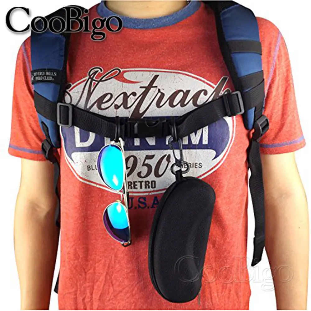 1Pcs Backpack Chest Strap Harness Webbing Adjustable Dual Release Buckle D Ring Outdoor Tactical Camping Bags Accessories 25mm