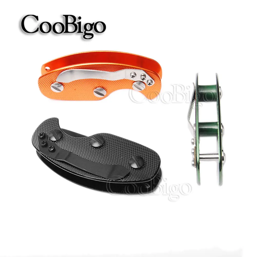 Key Holder Organizer Clip Aluminum Keychain Keyring Folder Bag Backpack Wallet Outdoor Camping Portable EDC Mini Pocket Tool 1pc
