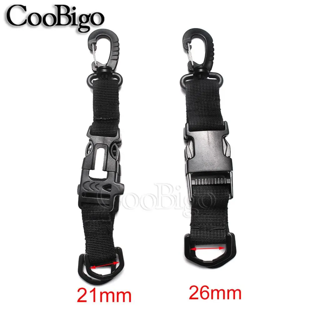 1pcs Quick Side Release Buckle Swivel Snap Hook Adjustable Webbing Strap Clasp Outdoor Backpack DIY Accessories Multi Function