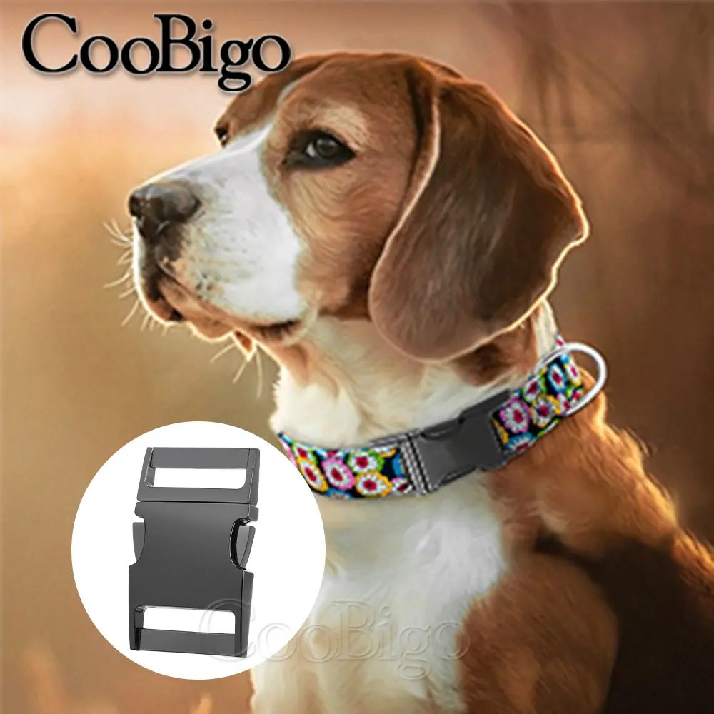 25mm Metal Side Release Buckle Curved Breakaway Clasp for Paracord Bracelet Outdoor Backpack Strap Dog Collar DIY Accessories