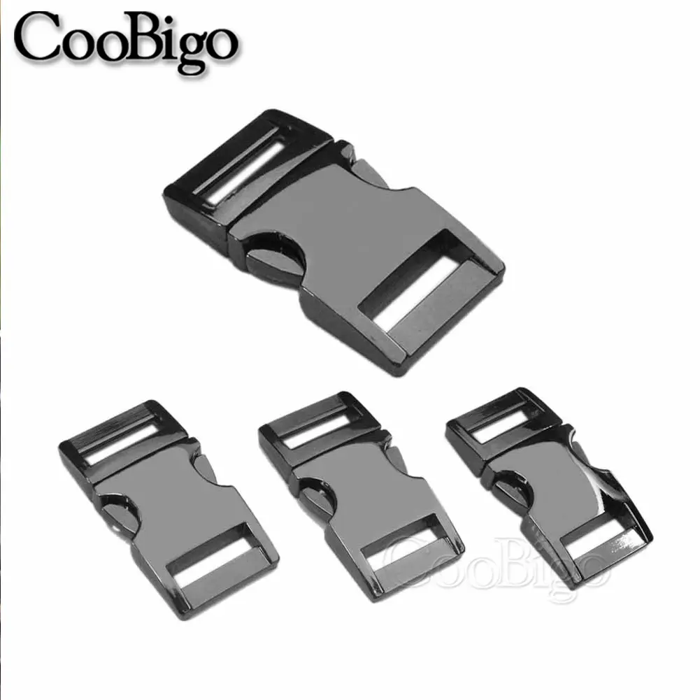 5/8" Metal Side Release Buckle Paracord Bracelet Claps Clips for Outdoor Camping Backpack Strap Bag Belt Dog Collar Accessories