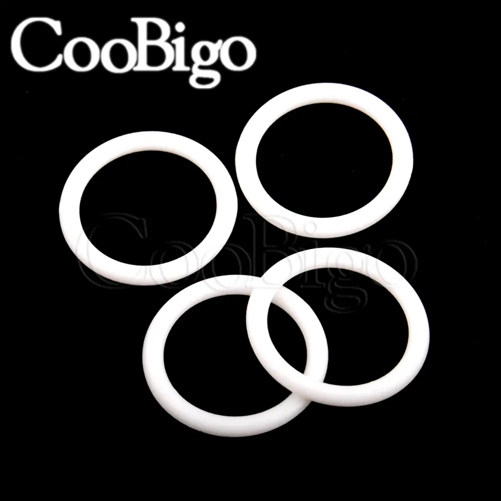 50pcs Plastic O Ring Bra Round Buckle for Underwear Garment Clothes Sewing Supplies DIY Craft Decor Accessories 13mm