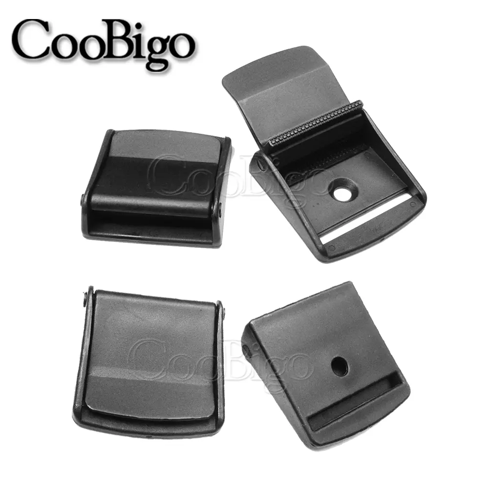 10pcs Cam Buckle Plastic Toggle Clip Belt Buckles Outdoor Camp Backpack Bags Strap Webbing 16mm 20mm 25mm 32mm 38mm 50mm 50.5mm