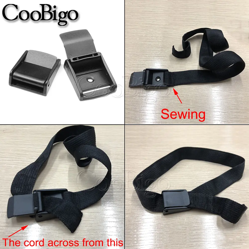 10pcs Cam Buckle Plastic Toggle Clip Belt Buckles Outdoor Camp Backpack Bags Strap Webbing 16mm 20mm 25mm 32mm 38mm 50mm 50.5mm
