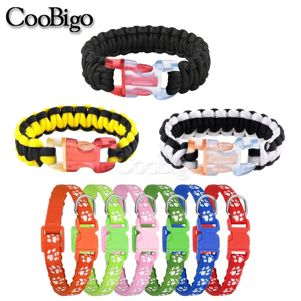 100pcs Plastic Buckle Side Release Buckles Paracord Bracelet Clasp Outdoor Backapck Strap DIY Craft Acccessories Clear Colorful