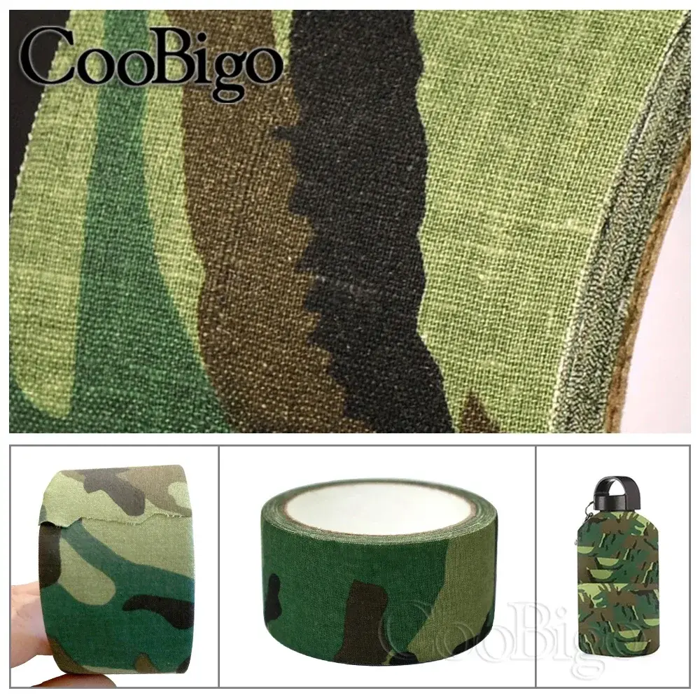 10Meters Multi-functional Camo Tape Self-adhesive Camouflage Hunting Paintball Airsoft Rifle Waterproof Non-Slip Tapes
