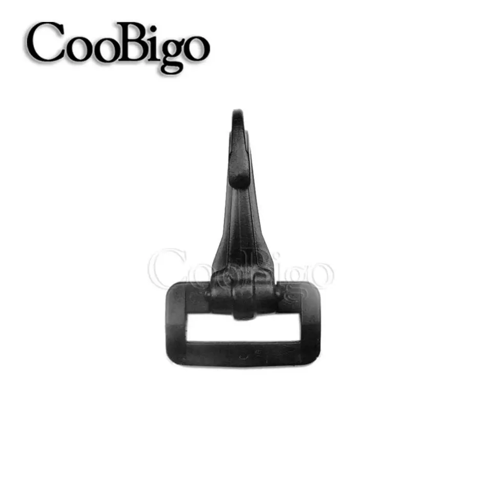 5pcs Rotary Snap Hooks Swivel Clasps Webbing Buckles Outdoor Backpack Strap Sport Luggage Bag Plastic 20mm 25mm 32mm 38mm 50mm