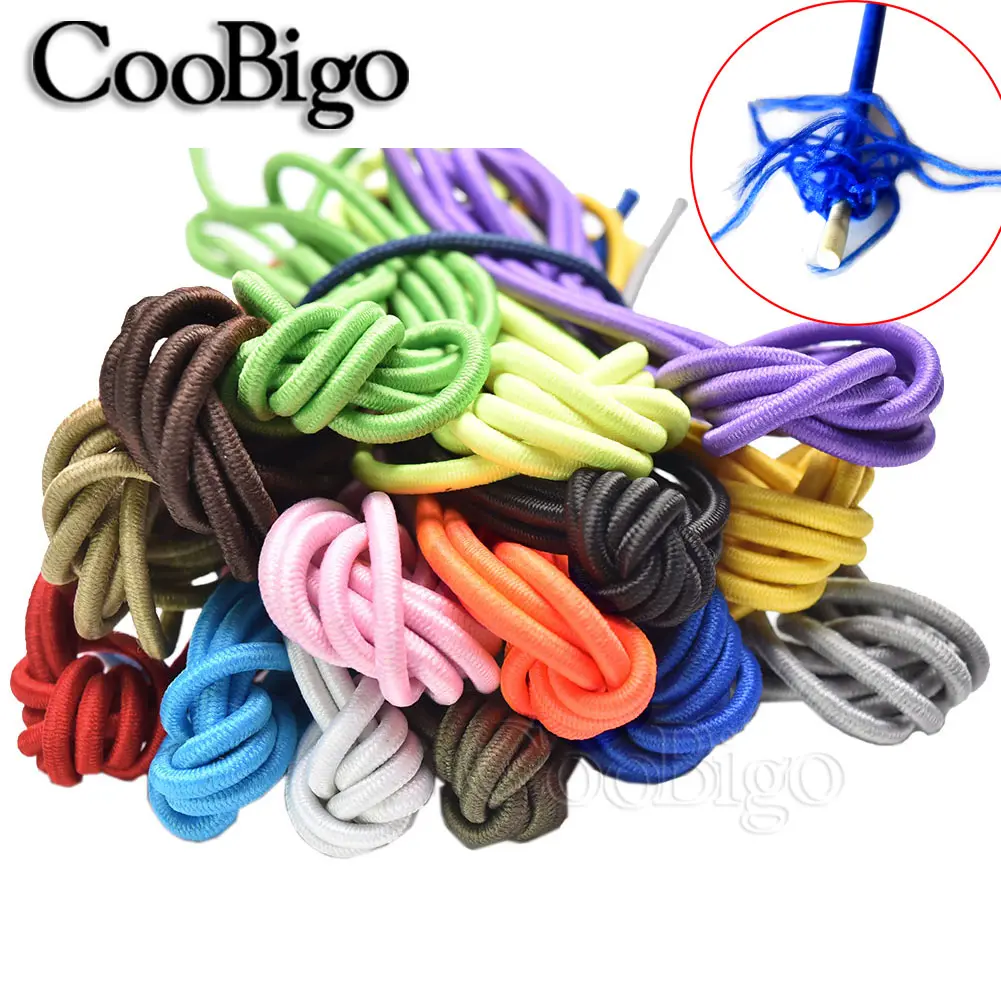 1mm Round Elastic Cord Rubber Band Bungee Rope Flexible String for Outdoor Cordon Shoelace Sport Garment Accessories 10Meters