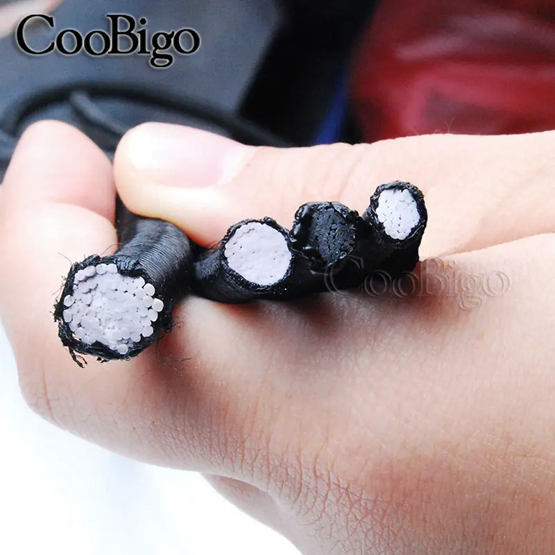 1 Pcs 2m Black Heavy Duty Elastic Bungee Shock Cord with Plastic Hook Car Bike Luggage Tent Kayak Canoe Rope Tether