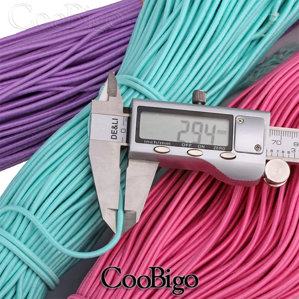 10 Meter 3mm Strong Elastic Rope Bungee Shock Cord Stretch String for DIY Jewelry Making Outdoor Project Tent Kayak Boat Backage