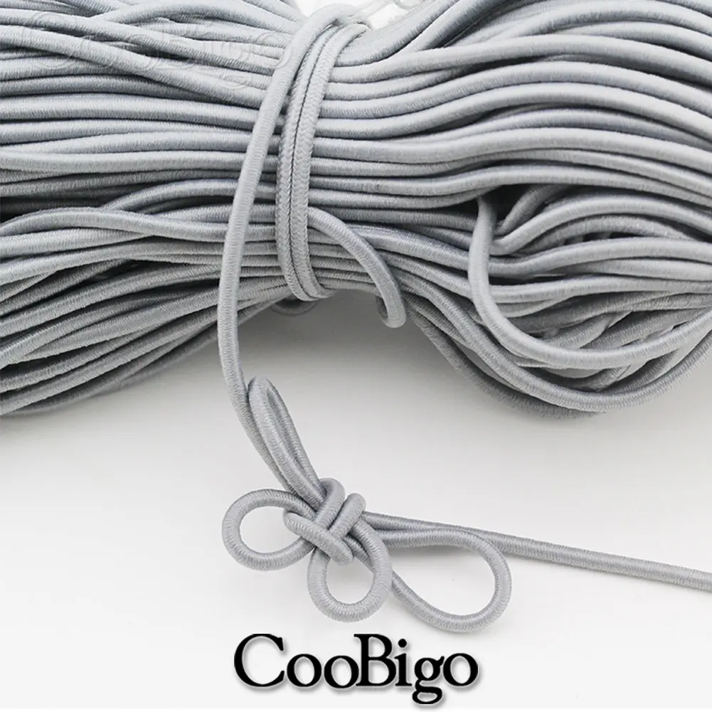 10 Meter 3mm Strong Elastic Rope Bungee Shock Cord Stretch String for DIY Jewelry Making Outdoor Project Tent Kayak Boat Backage