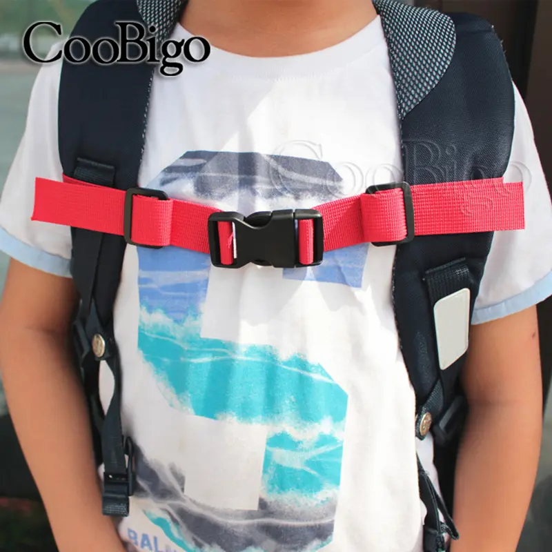 1Pcs 3/4" 1" Dual Release Buckle Whistle Chest Harness Strap Webbing Sternum Outdoor Camping Tactical Backpack Bag Strap
