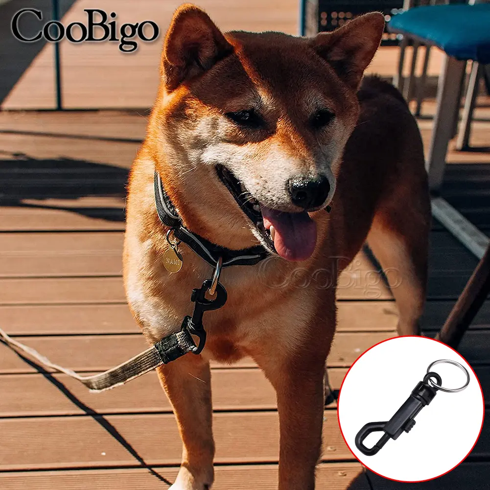 10pcs Plastic Keychain Clips Rotary Snap Hook Keyring Holder Split O Ring Buckle Lanyards Paracord Backpack Outdoor Camping Bag