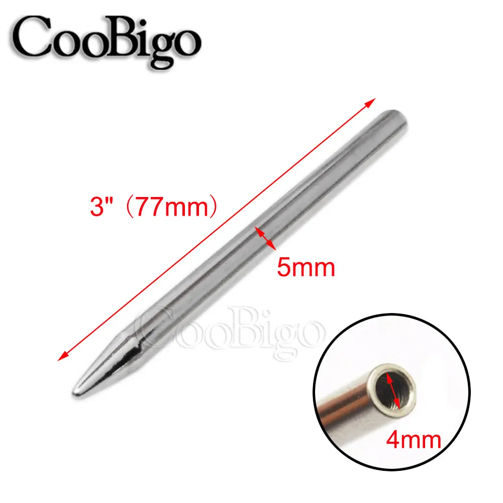 Steel Paracord Needle Screw Thread Shaft Tip Stitch Fid Outdoor Paracord Bracelet Easy Knit Stitching Crochet Tool Colorful 1pcs