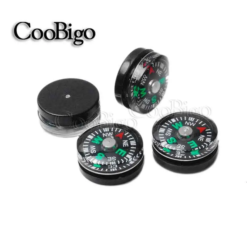 10pcs Paracord Bracelet Compass Portable Handheld Compasses Outdoor Camp Night Fishing Hiking Climbing Survival Navigation Tool