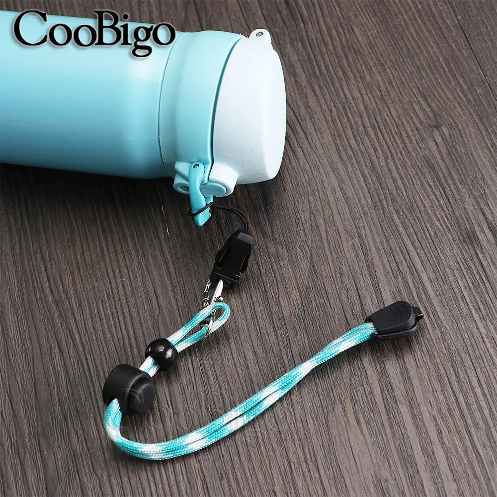 50pcs Zip Puller Cord End Clip Rope Clamp Tether Tip Paracord Lanyard Clasp for Outdoor Backpack Sportswear Shoes Lace Plastic