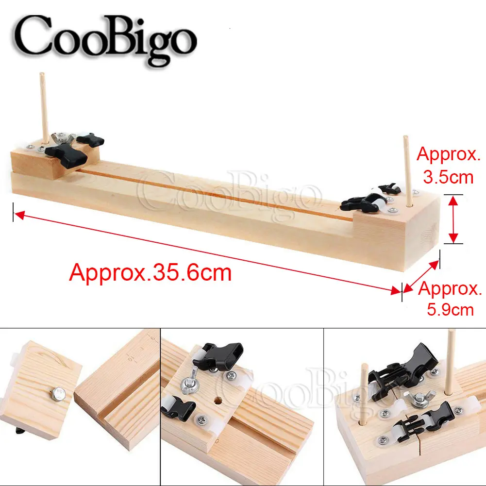 Paracord Bracelet Maker Weaving Board Knitting Tool Braiding Kit DIY Wristband Craft Accessories Wooden